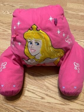 Pink Princess Reading Pillow for Kids - Aurora Design